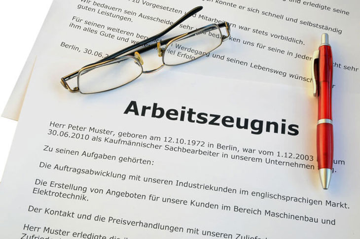 Bild von Anspruch auf Arbeitszeugnis